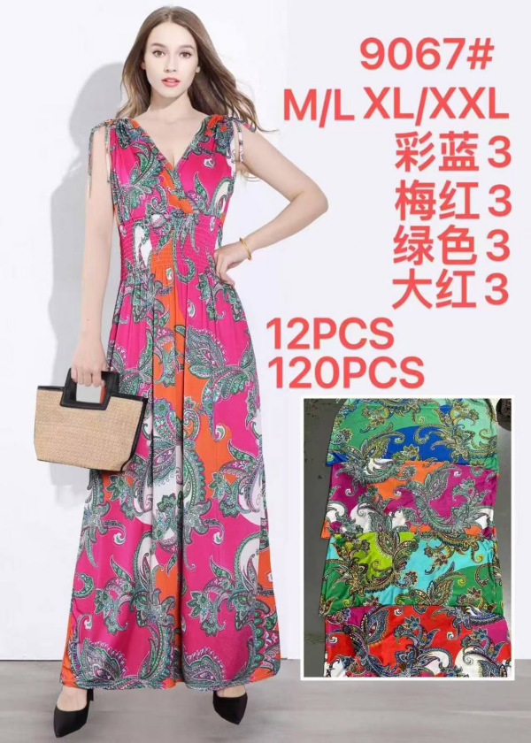 Sukienki damskie Roz M/L-XL/2XL , Mix Kolor Paczka 12 szt